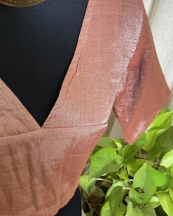 Handwoven Cotton Zari Blouse - Love Despite