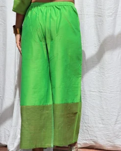 Heera Handwoven Cotton Zari Kurta Set - Zari