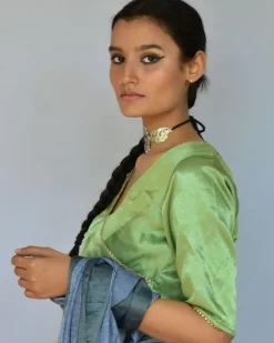 Hira Mashru Silk Blouse - Roshni