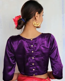 Hiraya Mashru Silk Blouse - Roshni