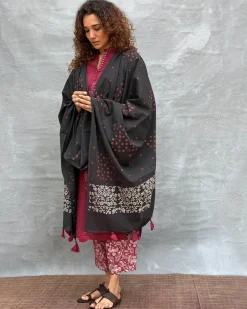 Hymn of Hills Blockprinted Cotton Dupatta