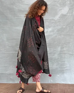 Hymn of Hills Blockprinted Cotton Dupatta