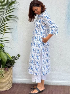 Indrani Block Printed Cotton Kurti
