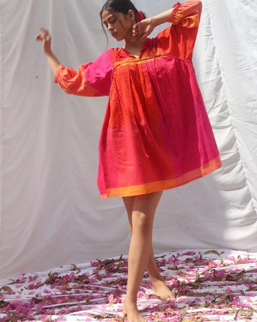 Iridian Handwoven Cotton Dress - RC