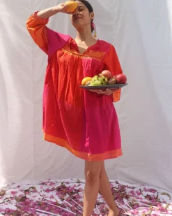 Iridian Handwoven Cotton Dress - RC