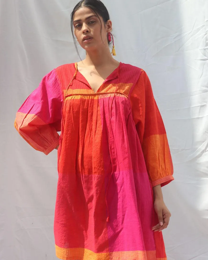 Iridian Handwoven Cotton Dress - RC