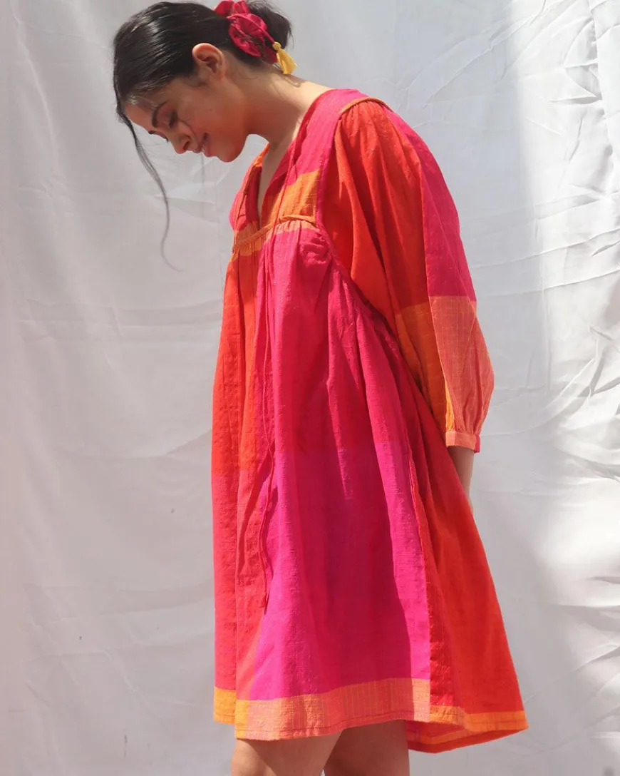 Iridian Handwoven Cotton Dress - RC