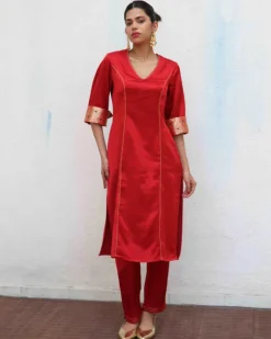 Ishq Mashru Silk Kurti & Bottom SET OF 2 - Sufiyana