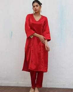 Ishq Mashru Silk Kurti & Bottom SET OF 2 - Sufiyana