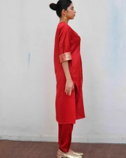 Ishq Mashru Silk Kurti & Bottom SET OF 2 - Sufiyana
