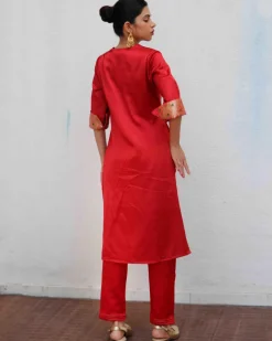 Ishq Mashru Silk Kurti & Bottom SET OF 2 - Sufiyana