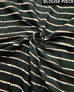 Isla Blockprinted Cotton Saree  - NOMAD
