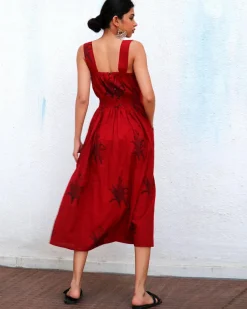 Isra Blockprinted Cotton Dress - NOMAD