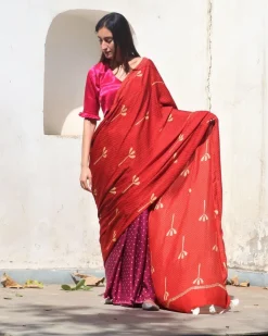 Jannah Modal Silk Saree - Rang