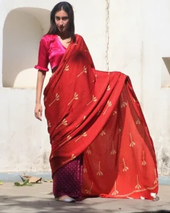 Jannah Modal Silk Saree - Rang