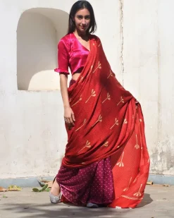 Jannah Modal Silk Saree - Rang