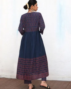Jules Blockprinted Cotton Kurta Set - NOMAD