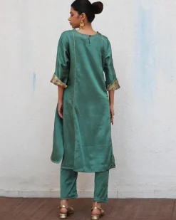 Junoon Mashru Silk Kurti & Bottom SET OF 2 - Sufiyana