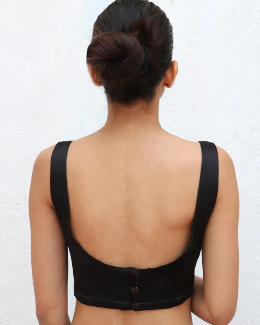 Kailani Mashru Silk Blouse