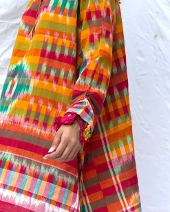 Kajri Gamcha Cotton Dress - GMC