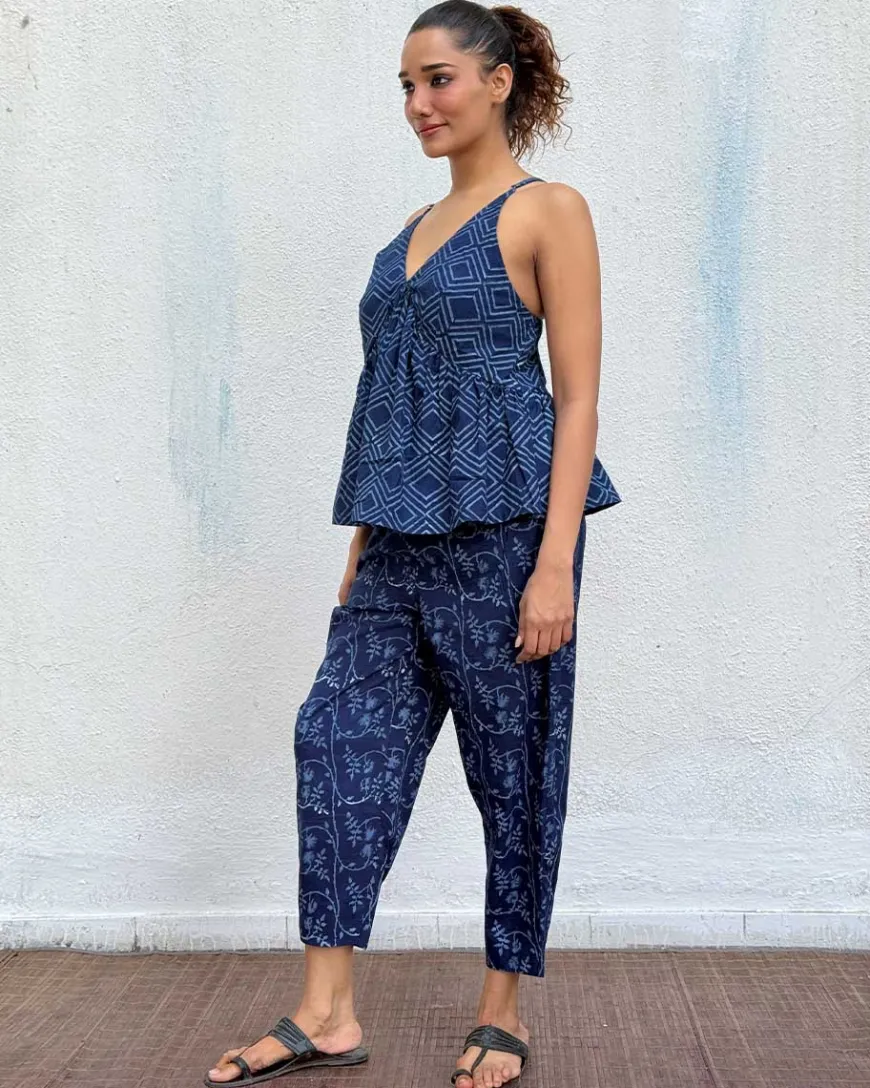 Kastoree Blockprinted Cotton Top