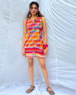 Katha Gamcha Cotton Dress - GMC