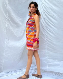Katha Gamcha Cotton Dress - GMC