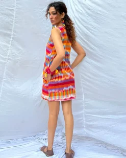 Katha Gamcha Cotton Dress - GMC