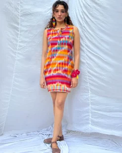 Katha Gamcha Cotton Dress - GMC