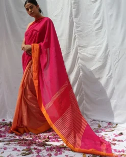 Khwab Handwoven Cotton Saree - LIDD
