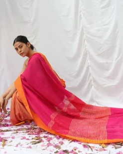 Khwab Handwoven Cotton Saree - LIDD