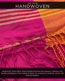Khwab Handwoven Cotton Saree - LIDD
