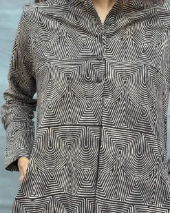 Leaves & Light Blockprinted Cotton Kurta Set