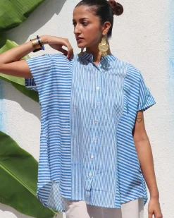 Livianna Handprinted Cotton Top - WITC