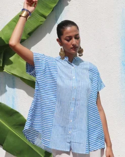 Livianna Handprinted Cotton Top - WITC