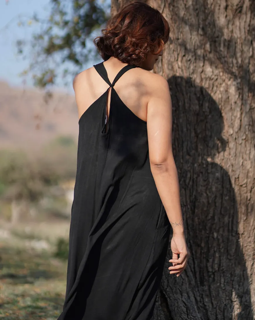 Luminous Handwoven Bamboo Dress