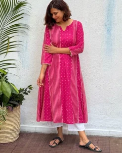 Madhabi Block Printed Cotton Kurti