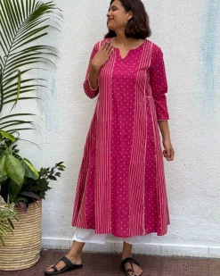 Madhabi Block Printed Cotton Kurti
