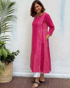Madhabi Block Printed Cotton Kurti
