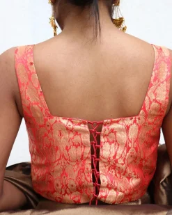 Mahua Khimkab Brocade Blouse - Nargiz
