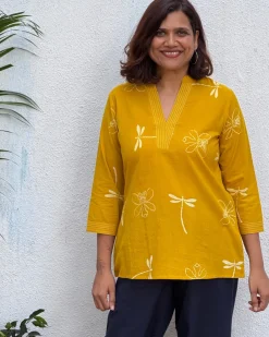 Mahvash Block Printed Cotton Kurti