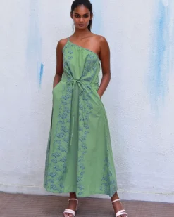 Malabar Block printed Cotton Dress-Sor