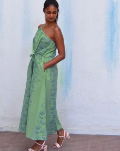 Malabar Block printed Cotton Dress-Sor