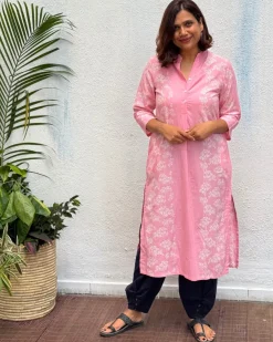 Mannat Block Printed Cotton Kurti