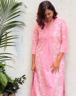 Mannat Block Printed Cotton Kurti