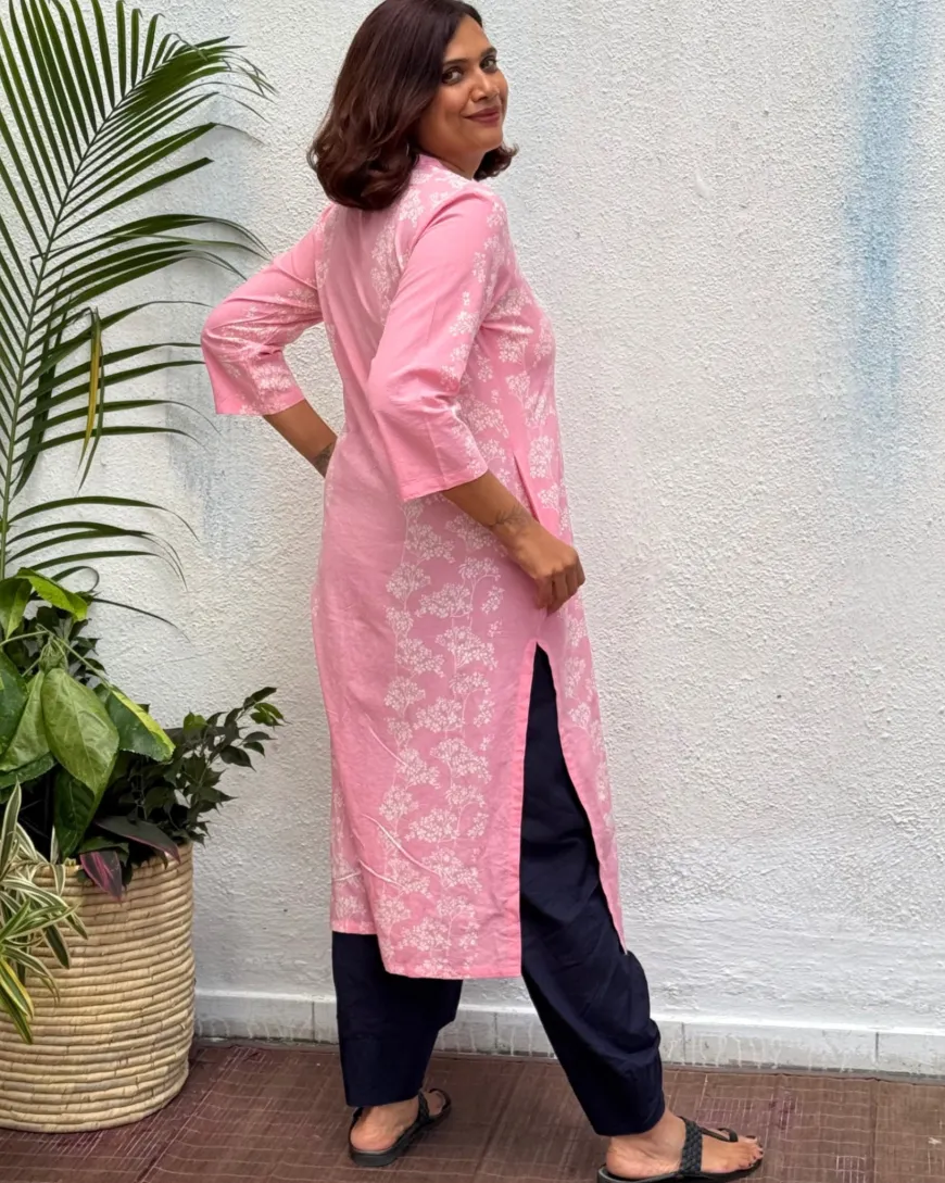Mannat Block Printed Cotton Kurti