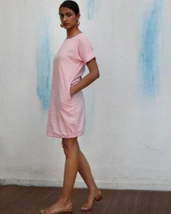 Maryse Handwoven Linen Dress - Breathe