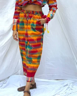 Matir Gaan Gamcha Cotton Pant - GMC