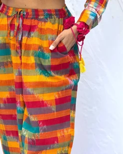 Matir Gaan Gamcha Cotton Pant - GMC