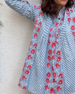 Meher Block Printed Cotton Kurti